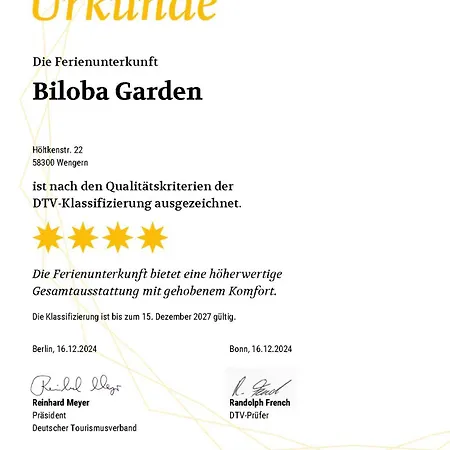 Biloba Garden Daire Wetter (Ruhr)